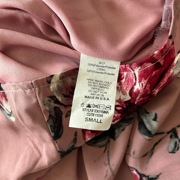 Pink Blush Boho Floral Tunic Shirt Dress - Picture 5 of 7